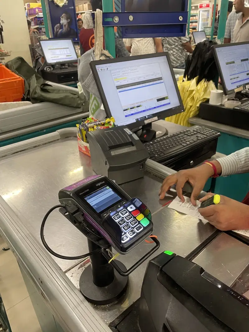 Retail shop POS setup